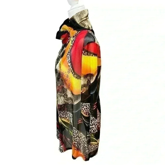 VALENTINA SHEER JACKET with Bling Size Medium - Picture 2 of 5